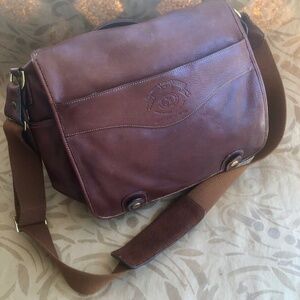 GHURKA No. 220 Leather Messenger/Convoy Bag